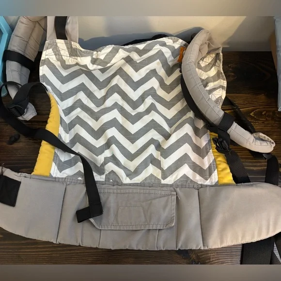 Tula Chevron Gray and Yellow Baby - Picture 2 of 6